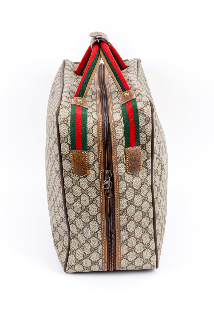 Vintage Gucci Monogram Suitcase side @recess la