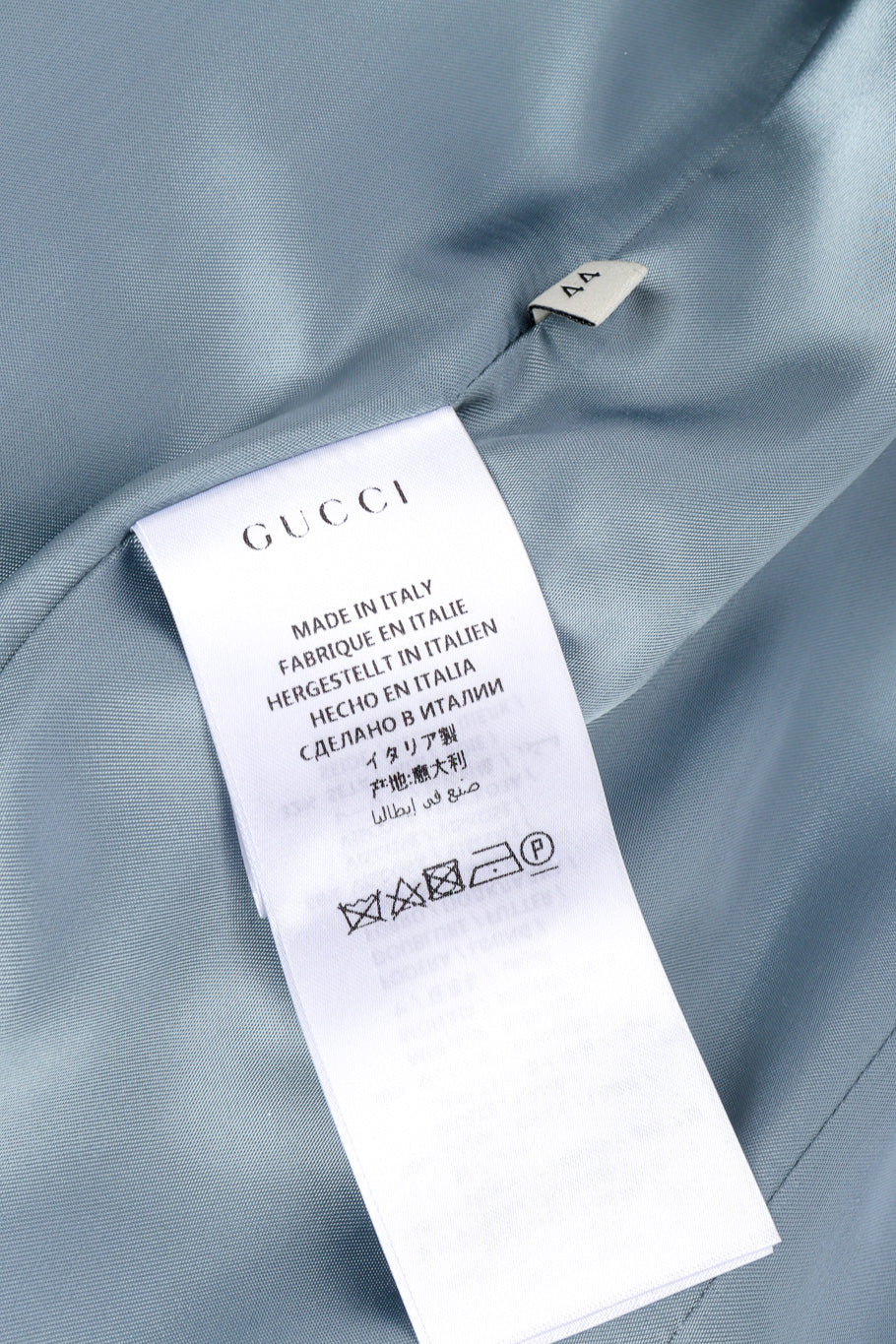 Floral Vest by Gucci fabric tag @recessla
