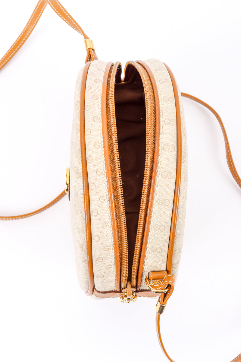 Vintage Gucci Monogram Canvas Circle Bag top zipper @recessla