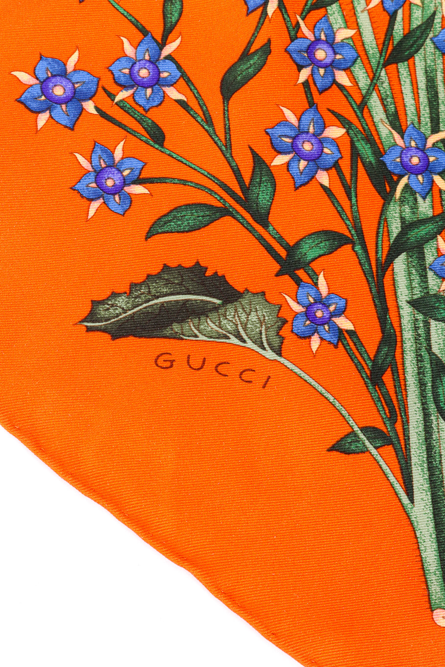 Gucci Floral Silk Scarf gucci print signature @recess la