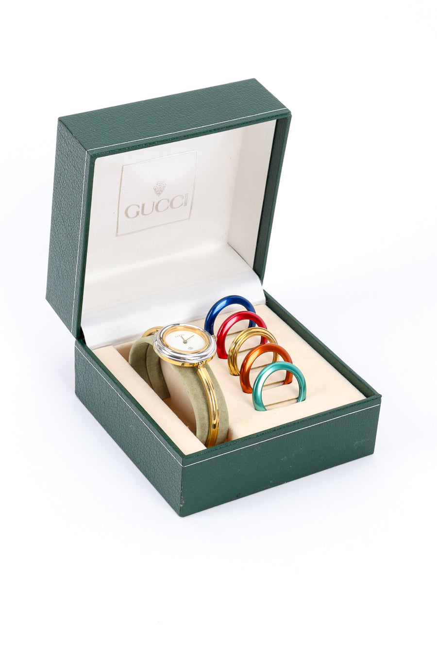 B*a様 GUCCI　ブレスレット　箱付き Vintage Gucci 6 Bezel Bracelet Watch Boxed Set – Recess