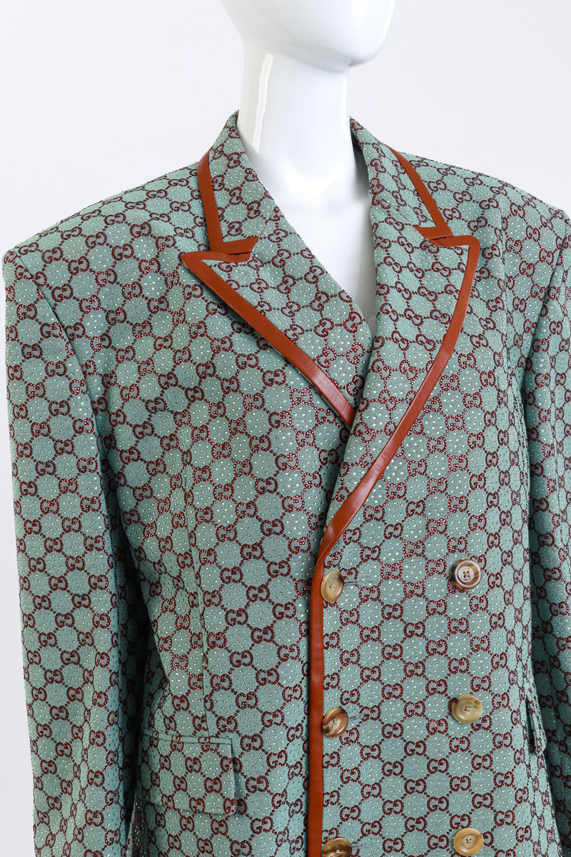 Gucci Rhinestone Gucci 2021 F/W Rhinestone Oversized Trench Coat – Recess