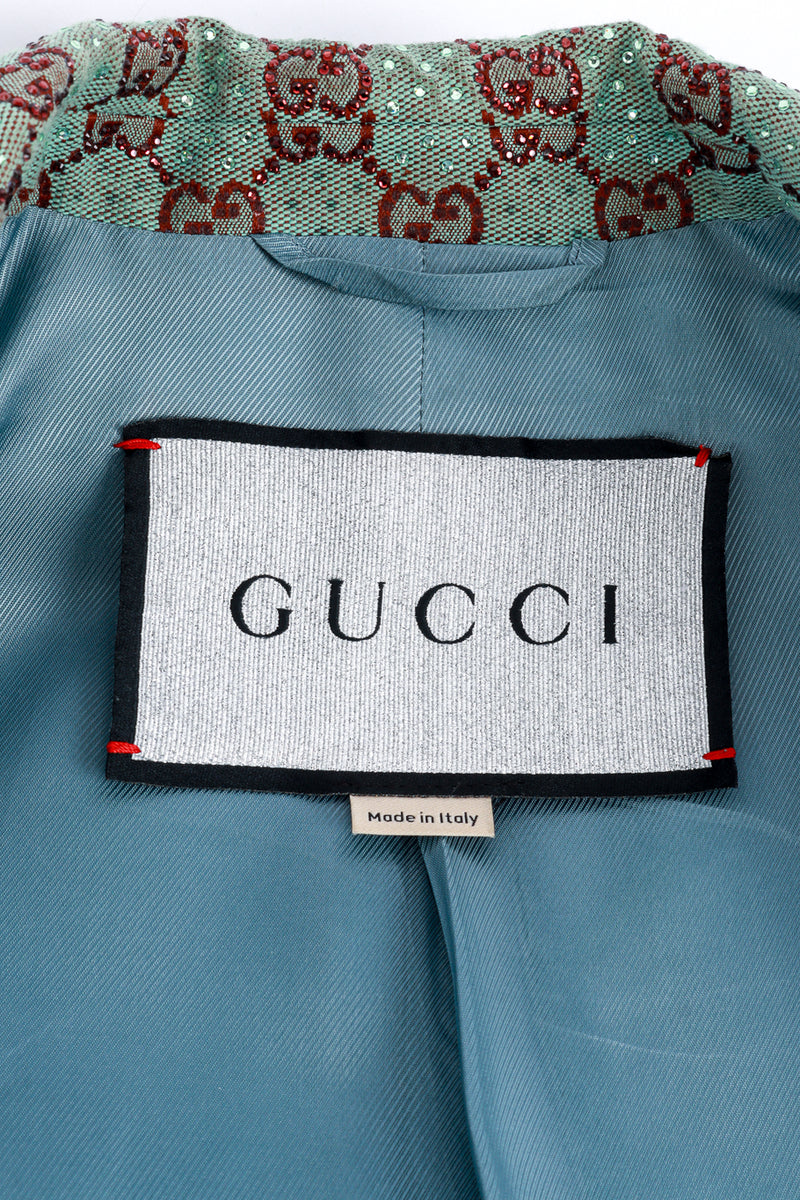 Gucci Rhinestone Gucci 2021 F/W Rhinestone Oversized Trench Coat – Recess