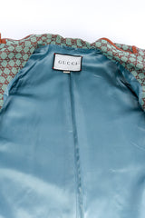 Rhinestone trech coat by Gucci lining @recess LA