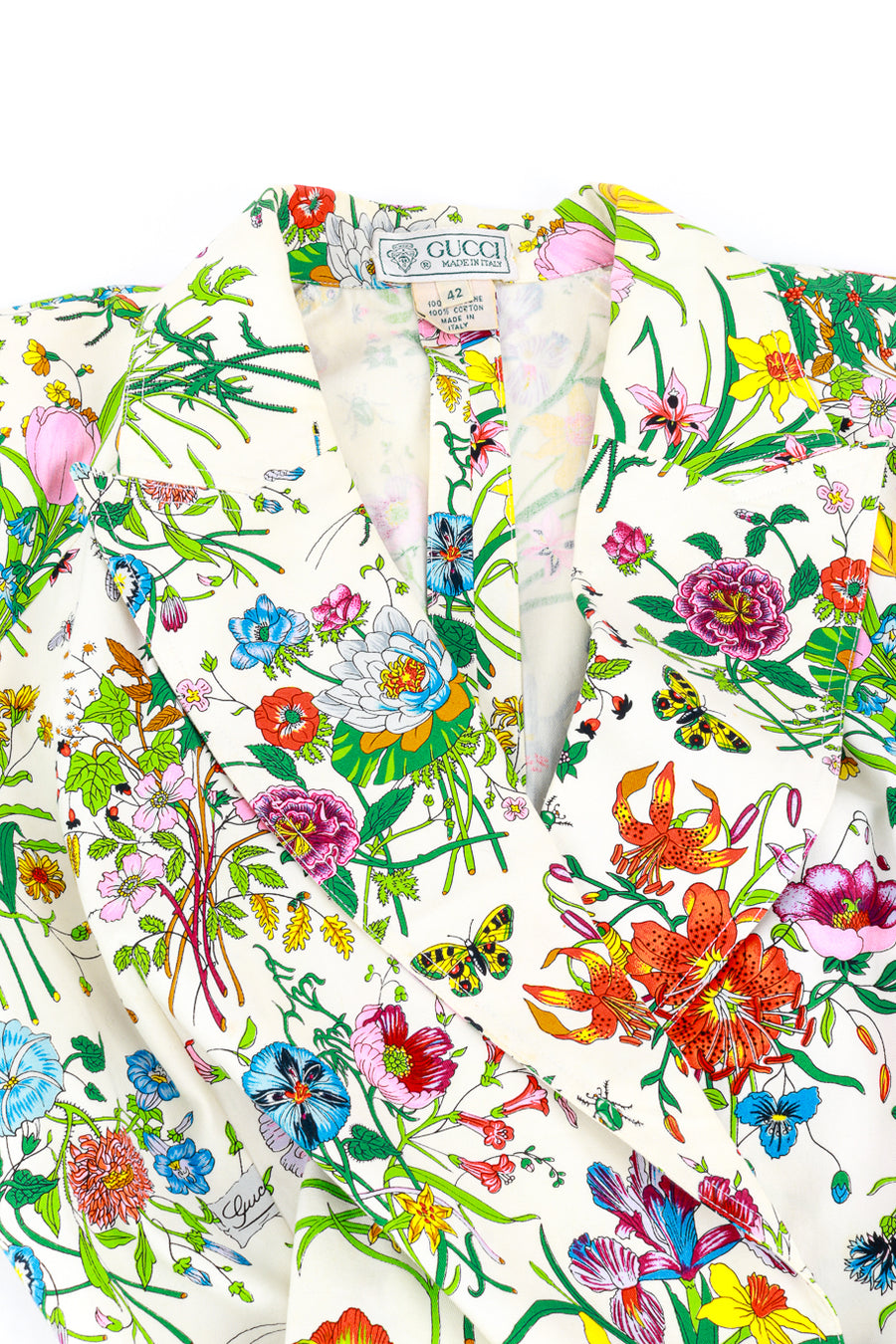 Vintage Gucci Flora Print Wrap Dress – Recess