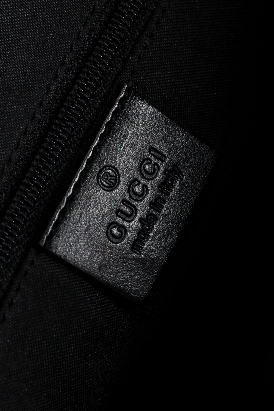 GG Monogram Jackie Shoulder Bag by Gucci on white background leather label @recessla