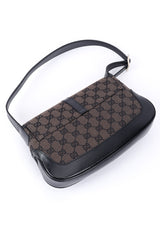 GG Monogram Jackie Shoulder Bag by Gucci on white background back @recessla