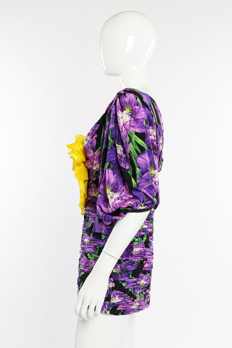 2017 S/S Silk Floral Appliqué Blouse by Gucci on mannequin side @recessla