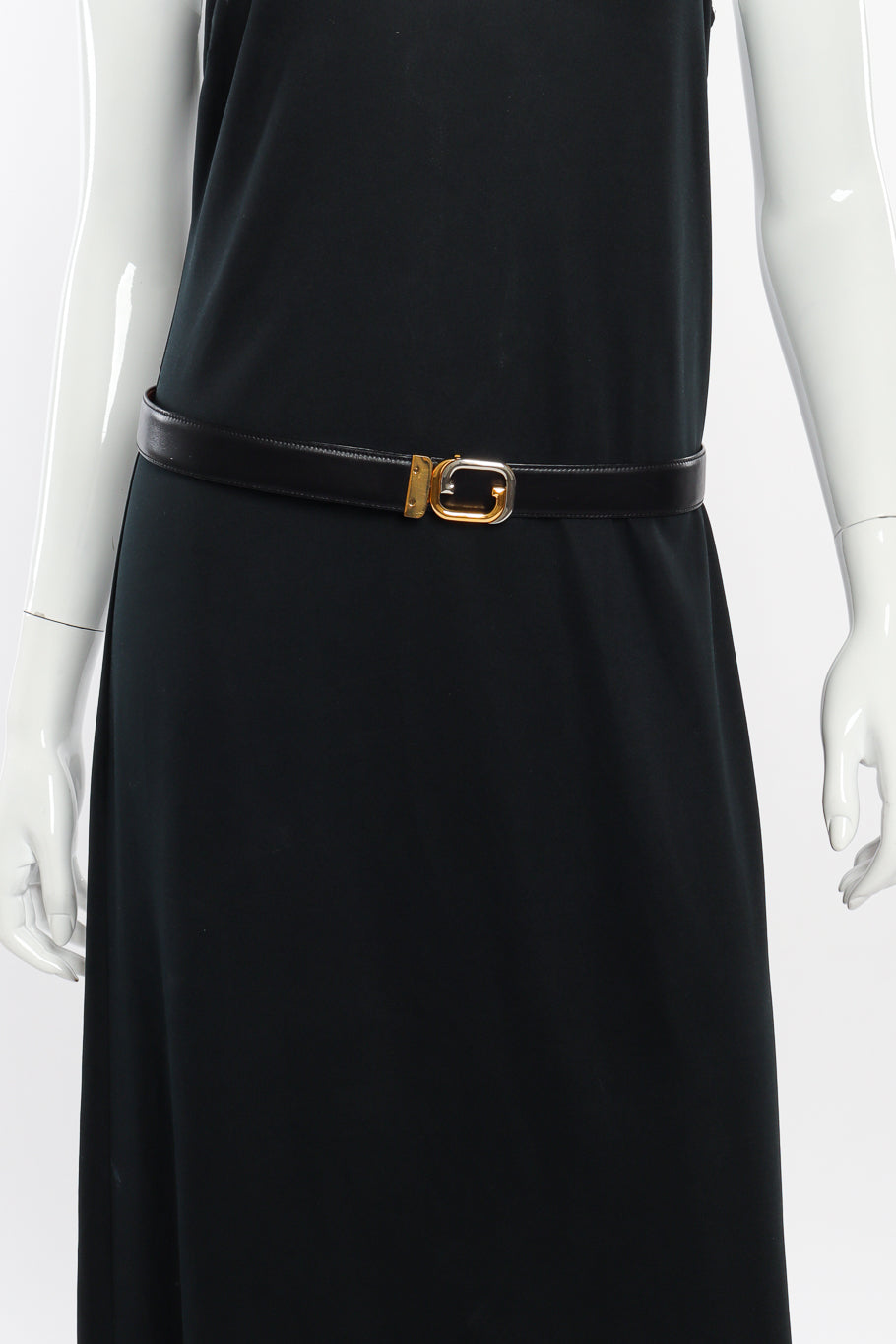 Vintage Gucci Reversible Leather Belt on mannequin @recessla