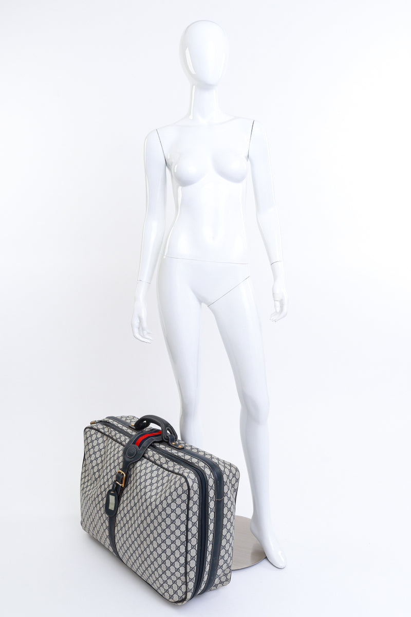 Gucci Medium Monogram Suitcase scale @RECESS LA
