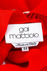 Gai Mattiolo Carwash Back Maxi Dress signature label @recess la