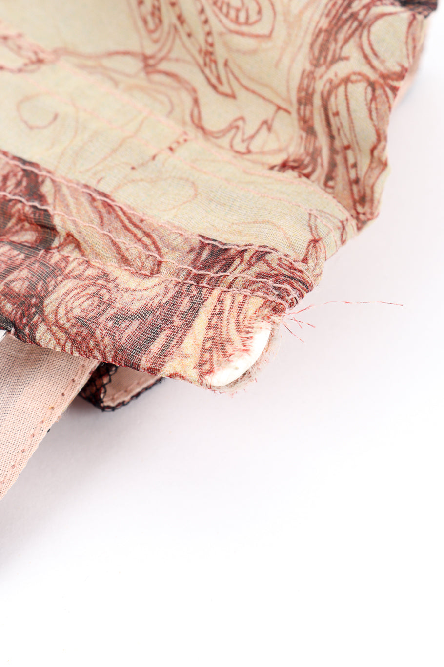 Silk Chiffon Rococo Corset Top by Jean Paul Gaultier fray @recess LA