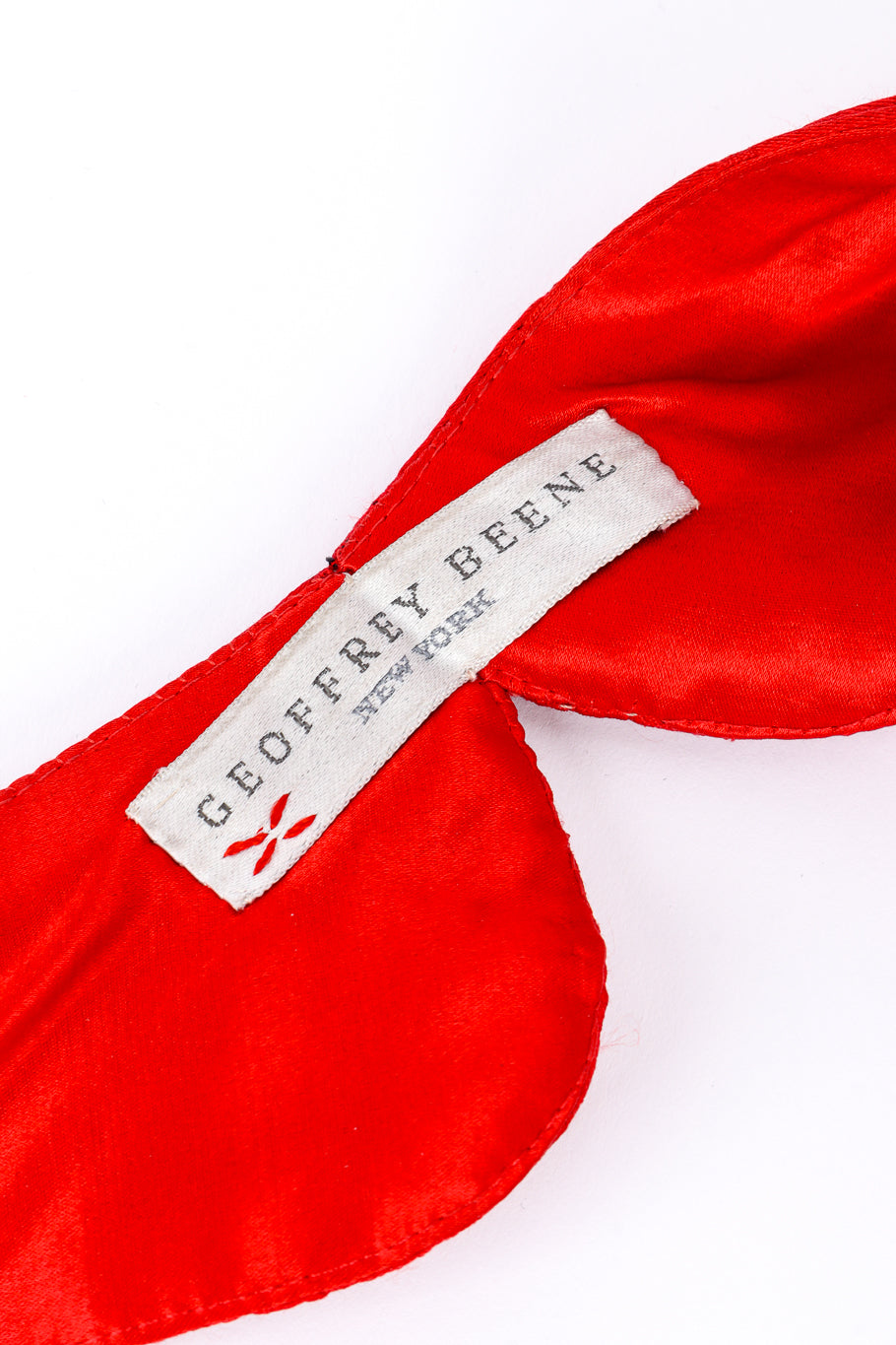 Vintage Geoffrey Beene Peplum Vest and Maxi Skirt Set signature label @recessla