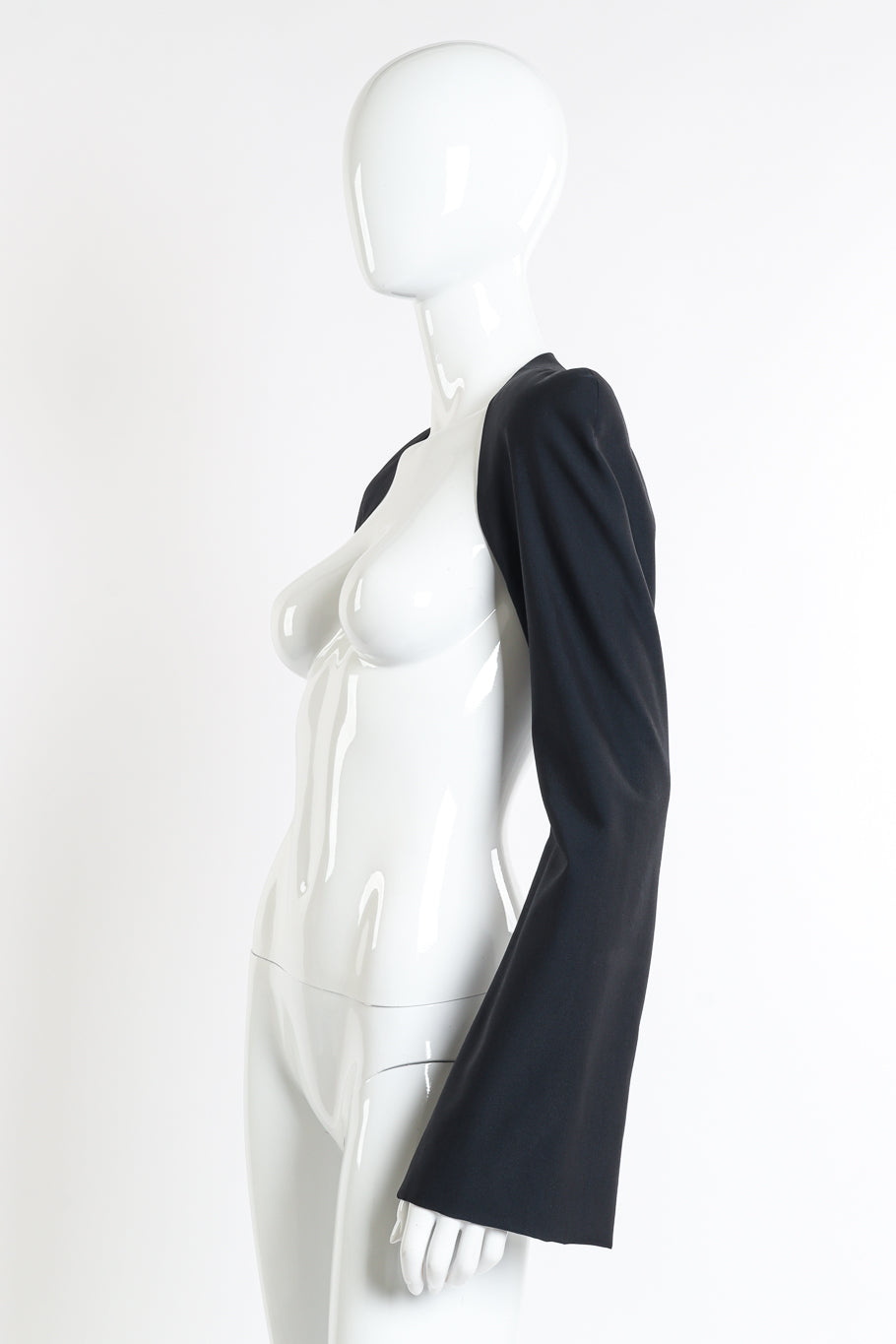 Givenchy Couture Bell Sleeve Bolero side on mannequin @recessla