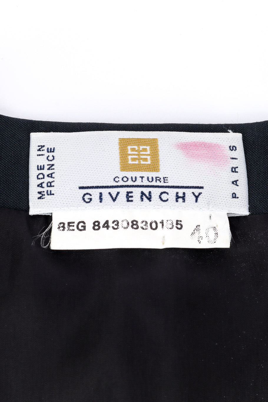 Givenchy Couture Bell Sleeve Bolero signature label @recessla