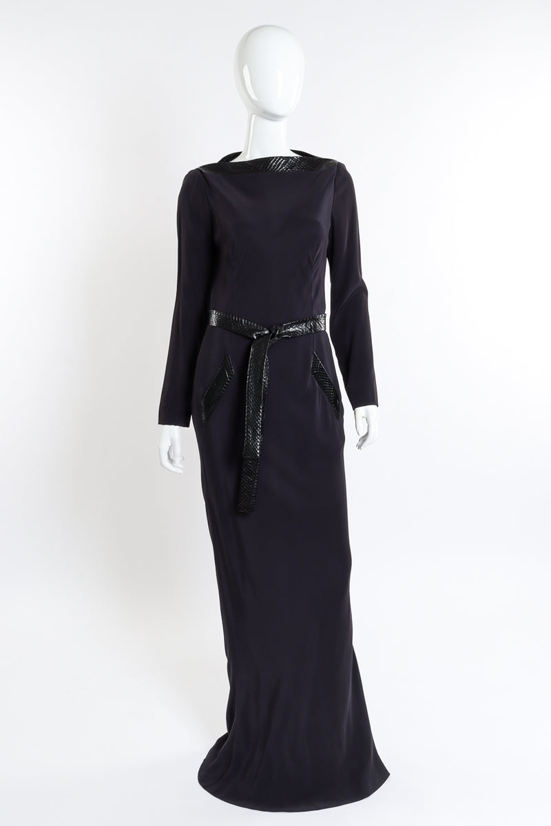 Vintage Galliano for Givenchy 1996 F/W Python Trim Gown – Recess
