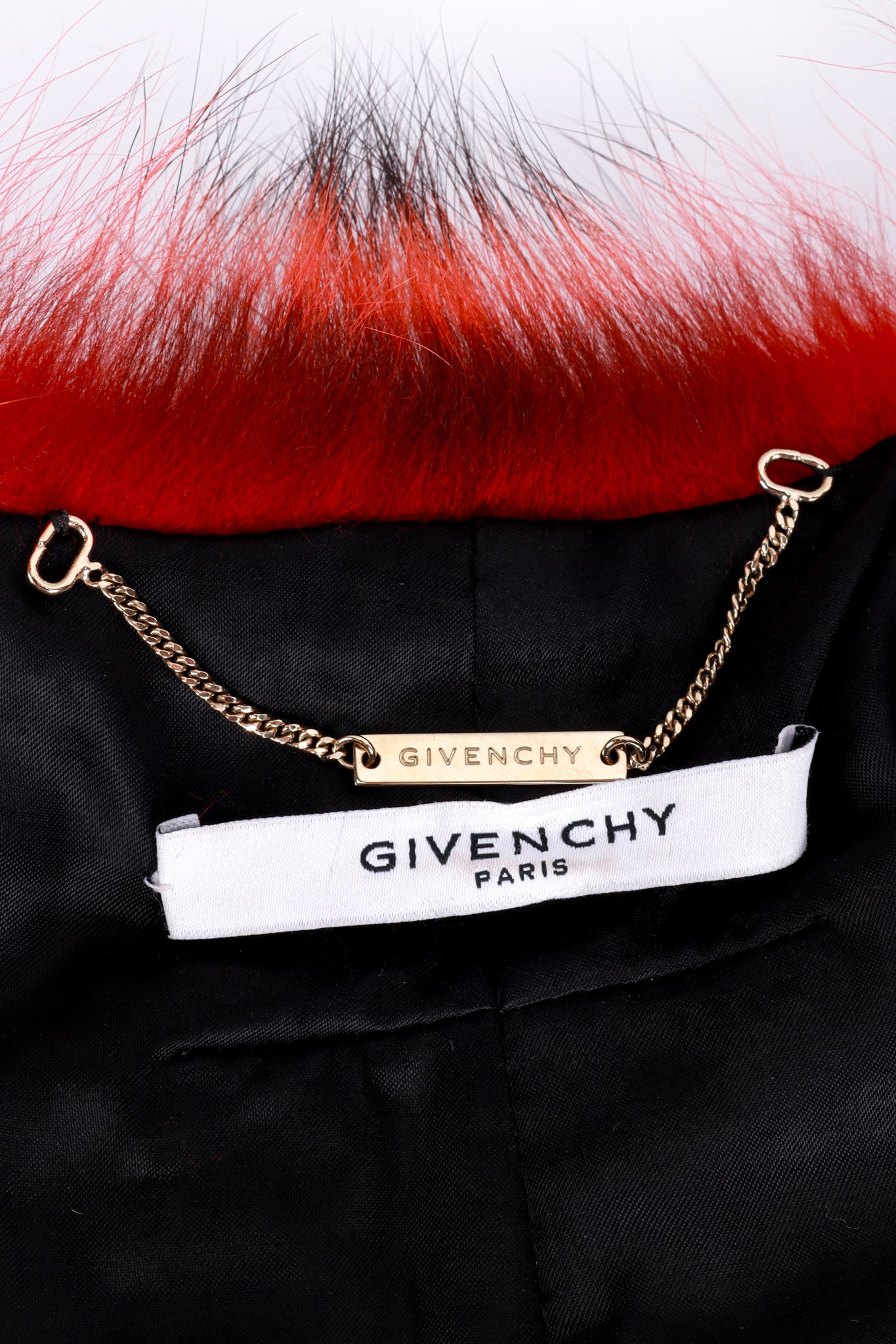 Raccoon Fur Asymmetrical Cape by Givenchy label @ Recess LA