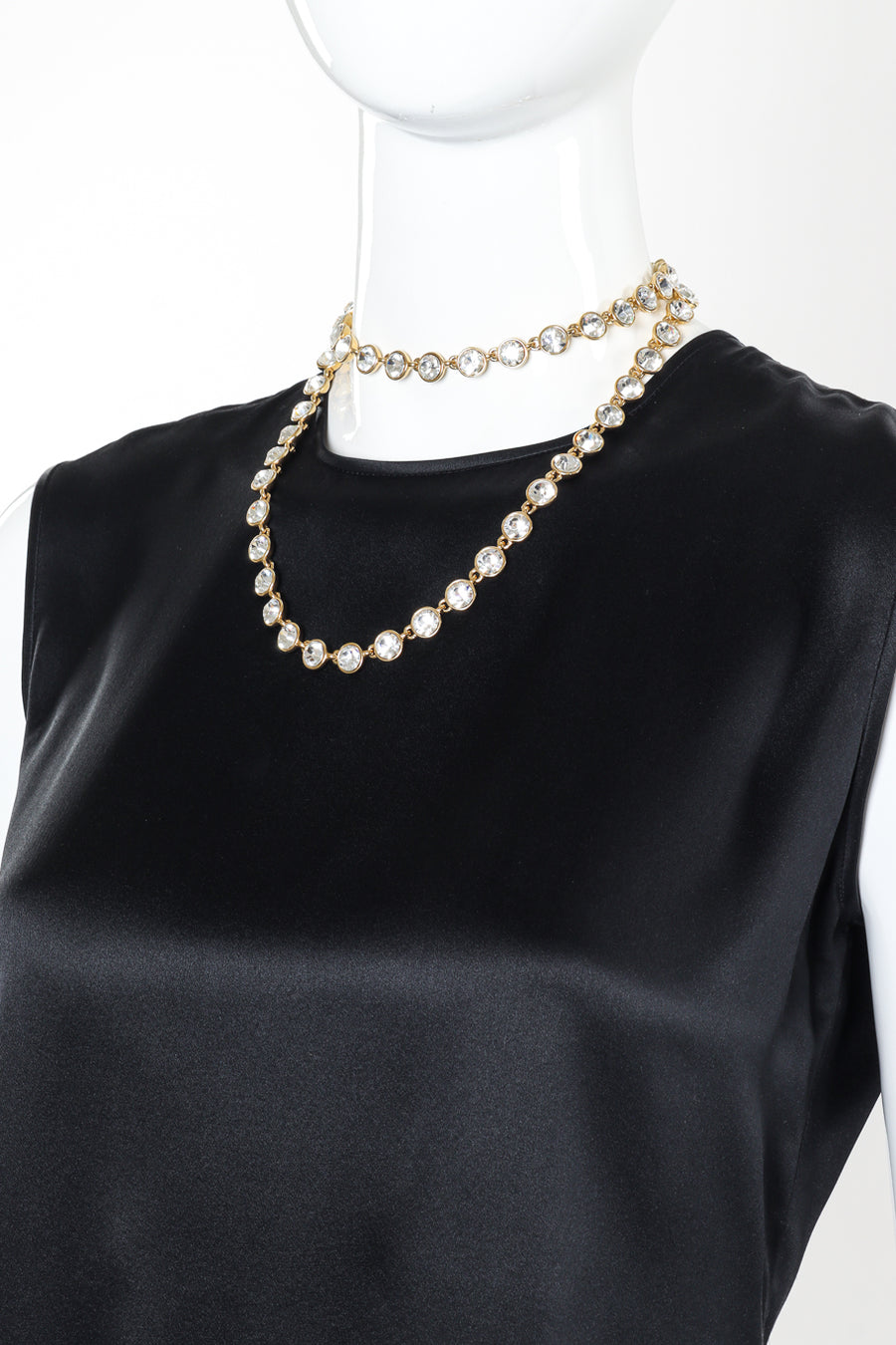Vintage Givenchy Crystal Link Necklace – Recess