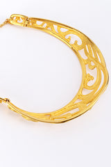 Golden Vines Collar Plate Necklace by Clara back @Recess LA