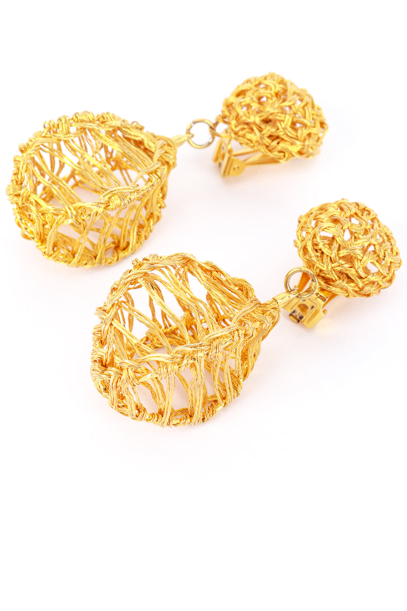 Col.Nov Co Gold Egg Drop Earrings mark @RECESS LA