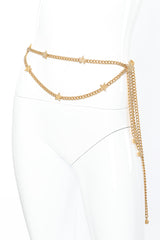 Vintage St. John Star Tiered Chain Belt on mannequin @Recessla