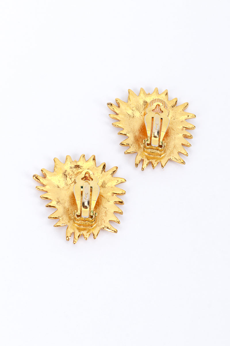 Yves Saint Laurent Sun King Earrings backs @RECESS LA