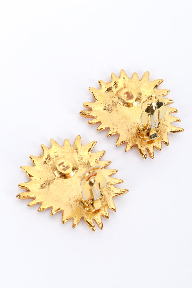 Yves Saint Laurent Sun King Earrings logo @RECESS LA