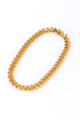 St.John Brushed Twist Link Collar Necklace @RECESS LA