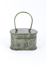 Vintage Myles Originals Crosshatch Tinsel Box Bag back @recessla