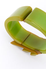 Vintage Bakelite Ribbon Bangle Bracelet view of interior @recessla