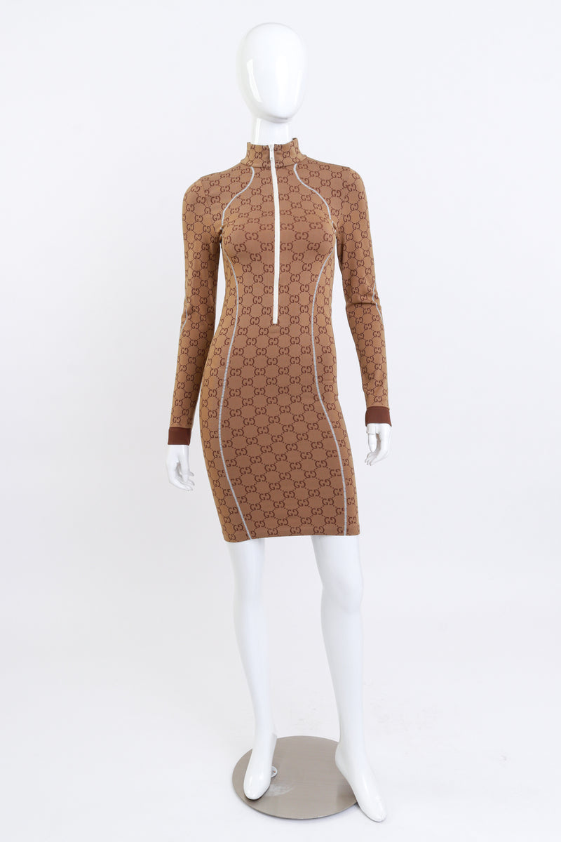 'GG' Jacquard Stretch Dress by Gucci on mannequin @ Recess LA