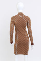 'GG' Jacquard Stretch Dress by Gucci on mannequin back @ Recess LA