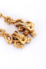 Vintage Oscar de la Renta Gem Cluster Drop Earrings make @RECESS LA