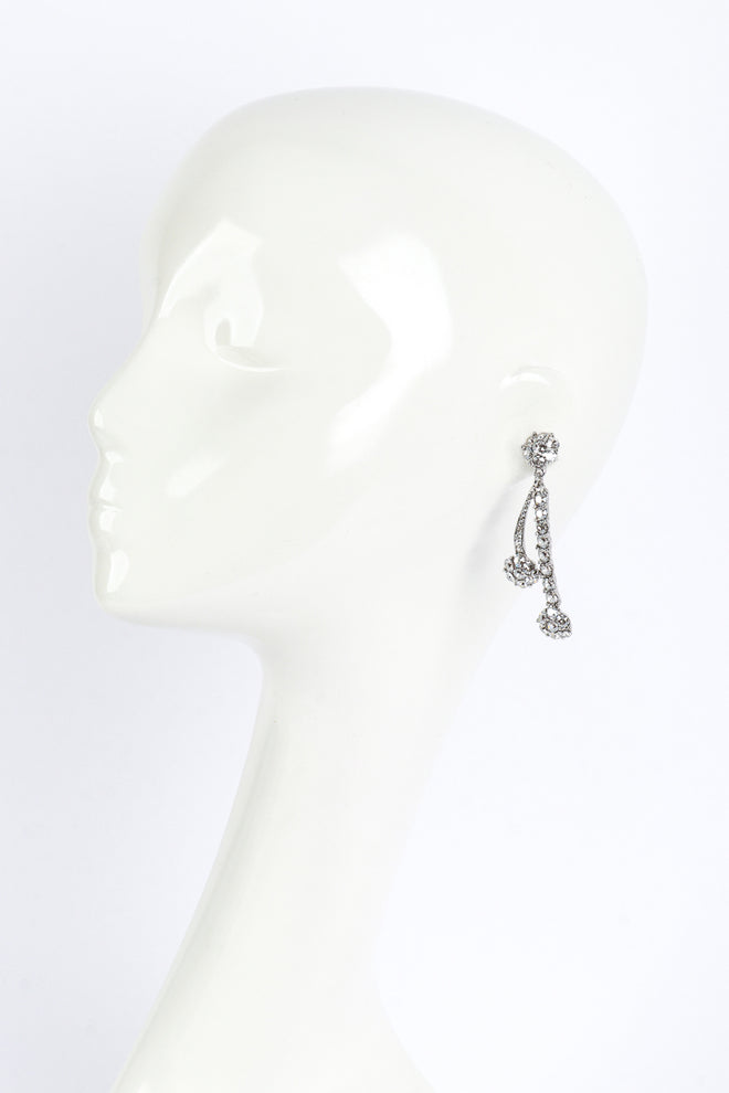 Vintage Oscar de la Renta Falling Star Drop Earrings worn @RECESS LA