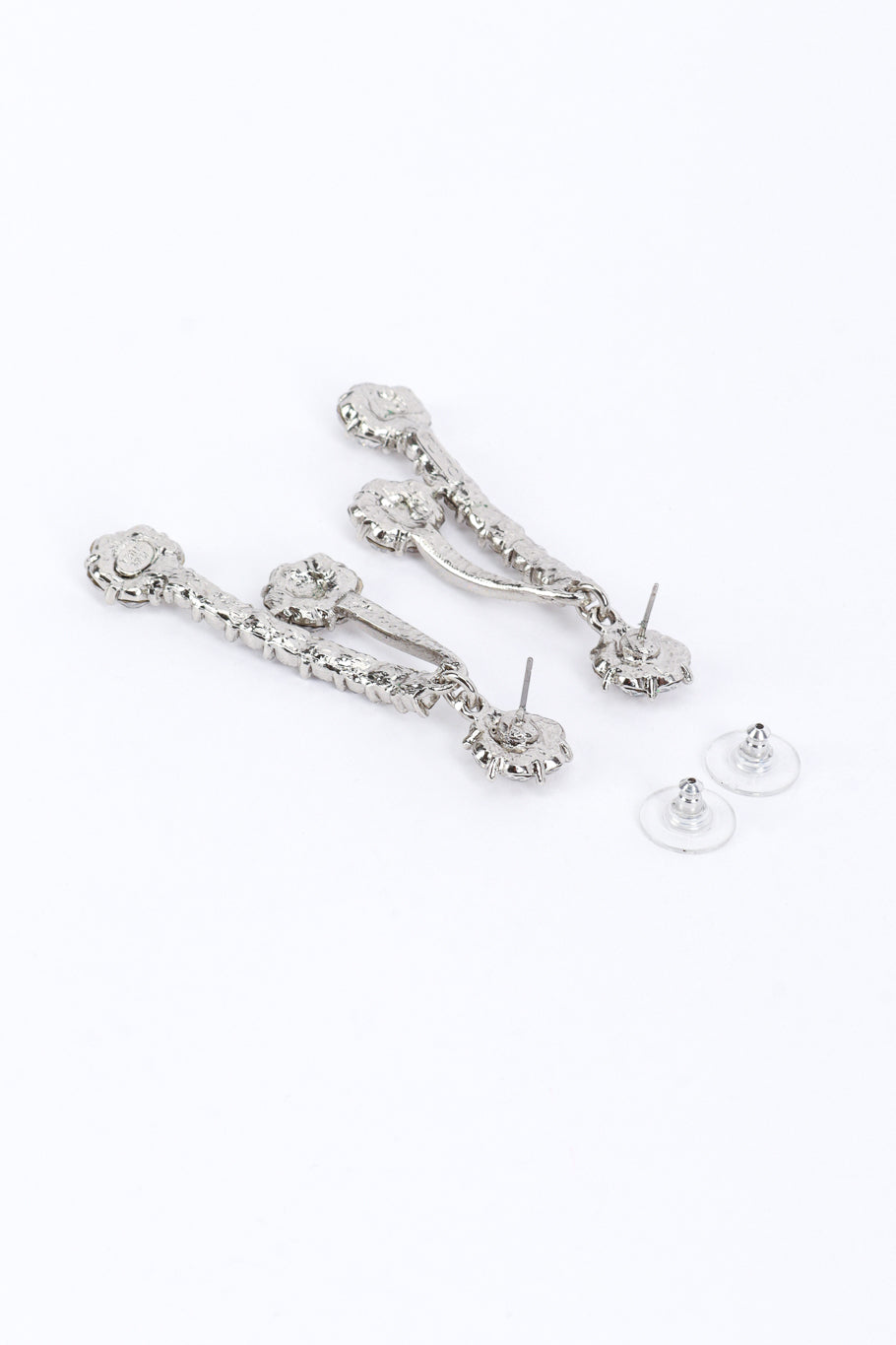 Vintage Oscar de la Renta Falling Star Drop Earrings backs @RECESS LA