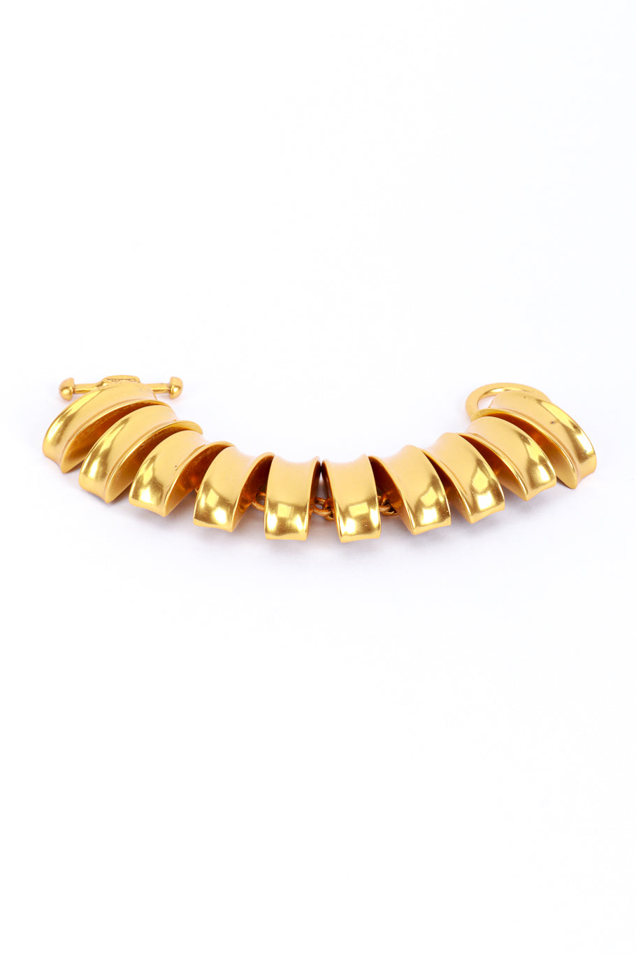 Vintage Oscar de la Renta Golden Curve Link Bracelet @RECESS LA