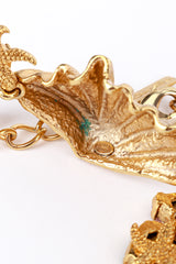 Vintage Oscar de la Renta Seashell Siren Collar Necklace mark @RECESS LA