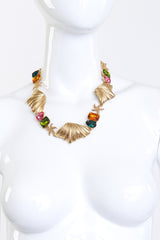 Vintage Oscar de la Renta Seashell Siren Collar Necklace worn @RECESS LA