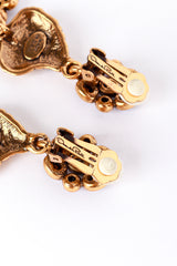 Vintage Oscar de la Renta Wild Violet Hoop Drop Earrings make @RECESS LA