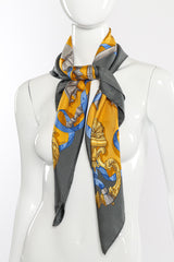 Hermés Ferronnerie Twill Scarf tied on mannequin @recessla