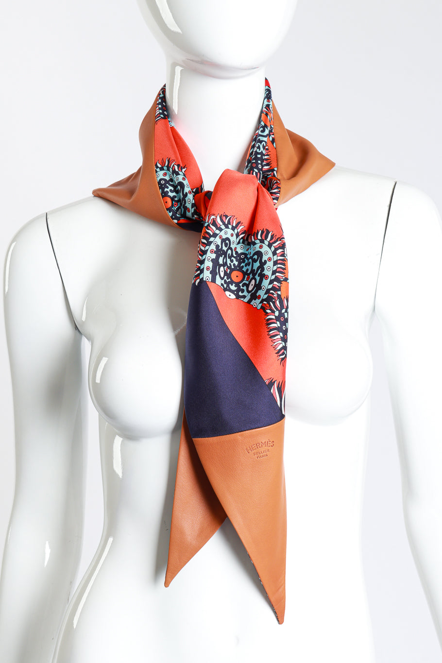 Hermes Tribal Pointe Scarf on mannequin @RECESS LA