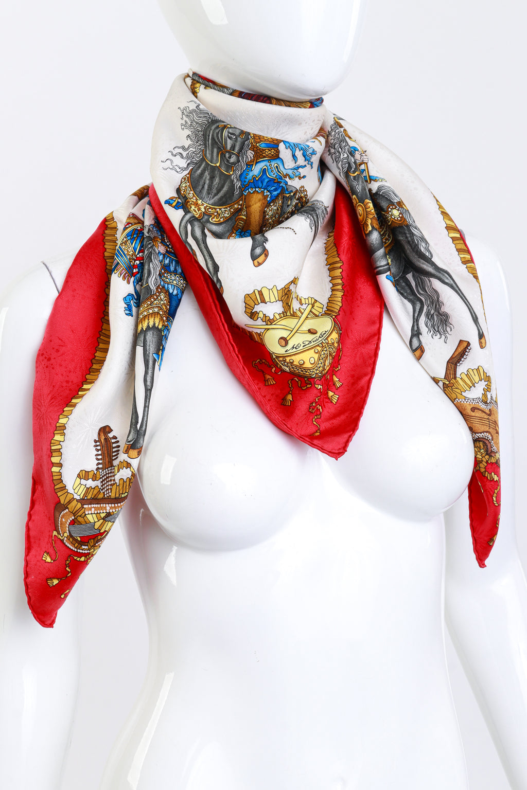 Vintage Hermés Les Fetes Du Roi Soleil Scarf – Recess