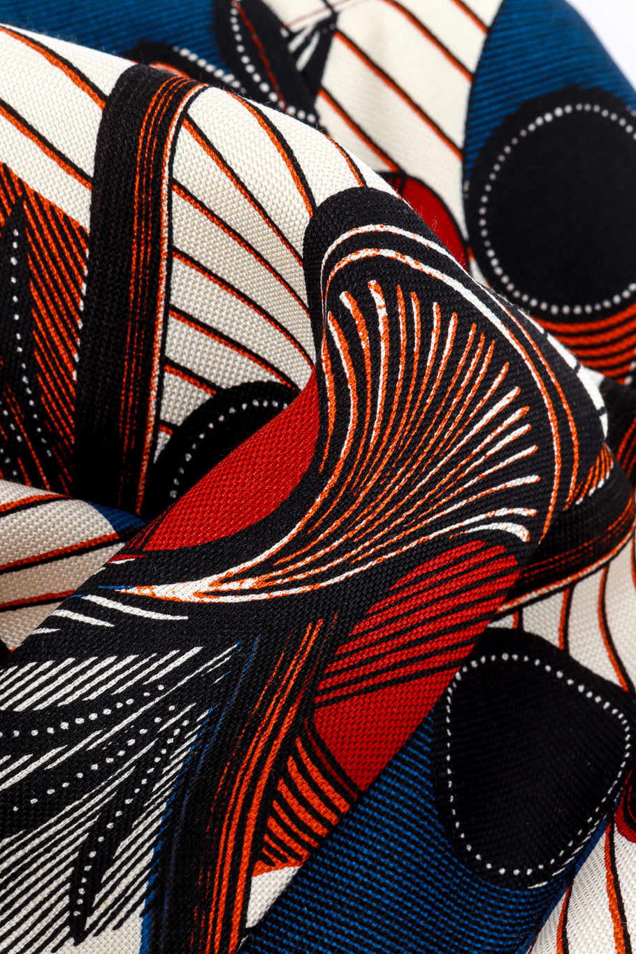 Hermes Ethnic Print Skirt fabric detail @RECESS LA