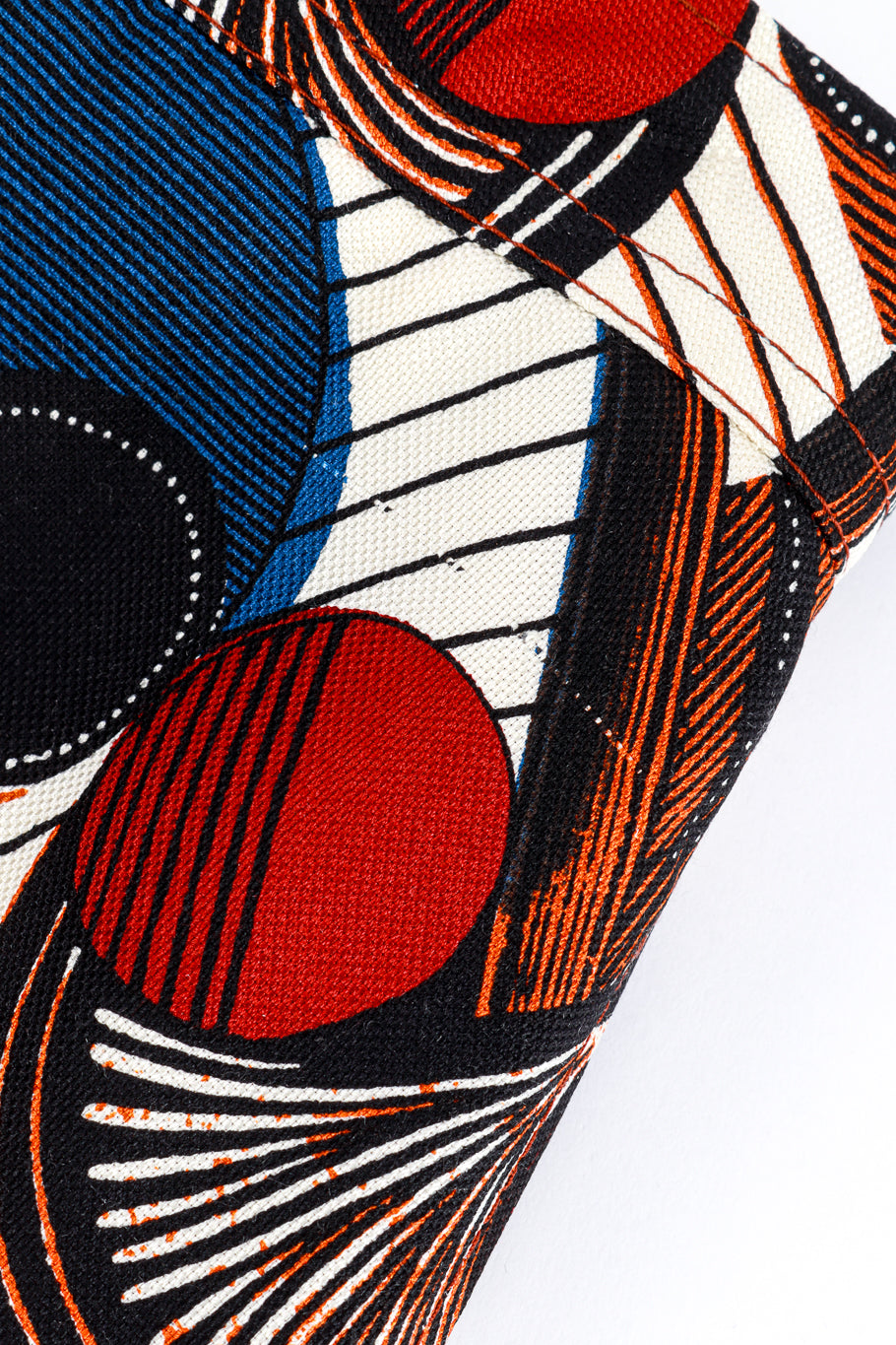 Hermes Ethnic Print Skirt pull detail @RECESS LA