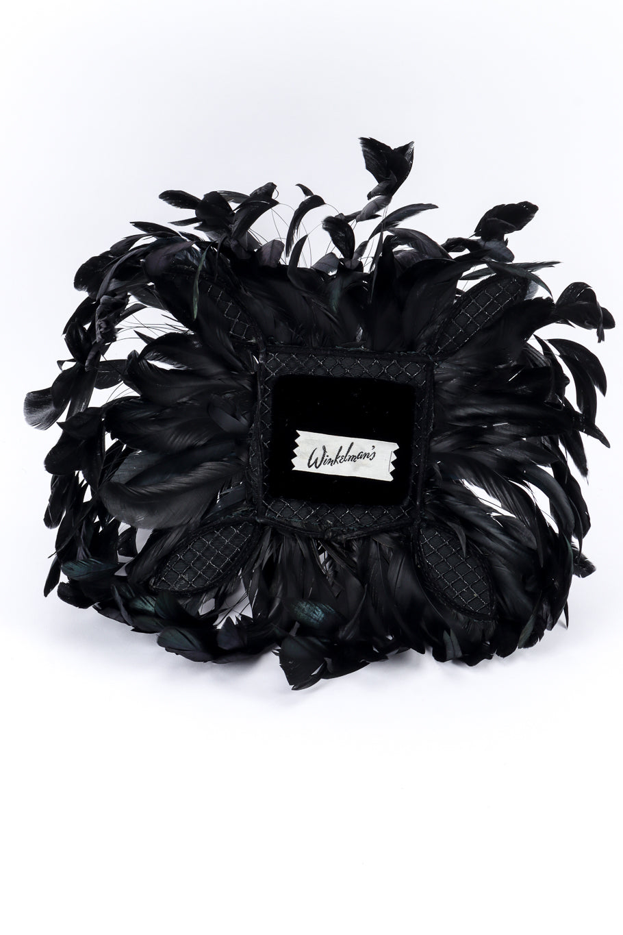 Raven Feather Fascinator Hat by Winkelman's bottom @recessla