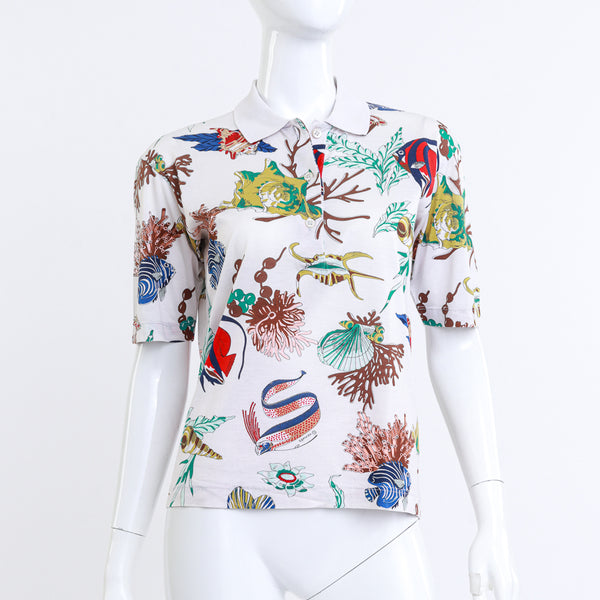 Vintage Hermès Aquatic Polo Shirt – Recess