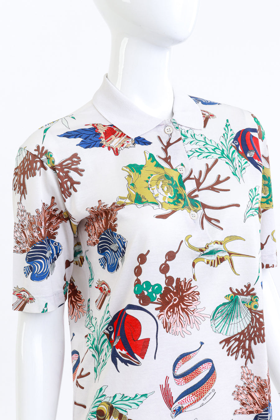 Vintage Hermès Aquatic Polo Shirt – Recess