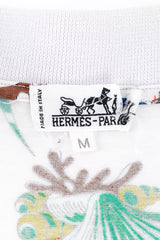 Hermès Aquatic Polo Shirt label @RECESS LA