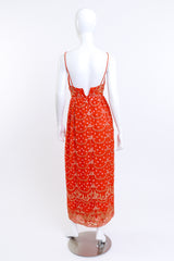 Saz Boutique Strappy Silk Sequin & Bead Dress on mannequin @RECESS LA