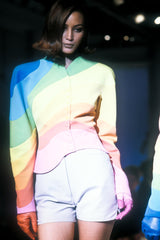 1990 S/S 'Arc En Ciel' Rainbow Jacket & Skirt Suit